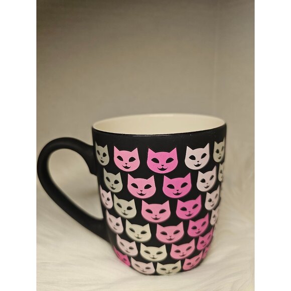 Cobwebs & Caldrons Pink Purple Silver Cats Coffee/Tea Mug 16 oz - Picture 2 of 6